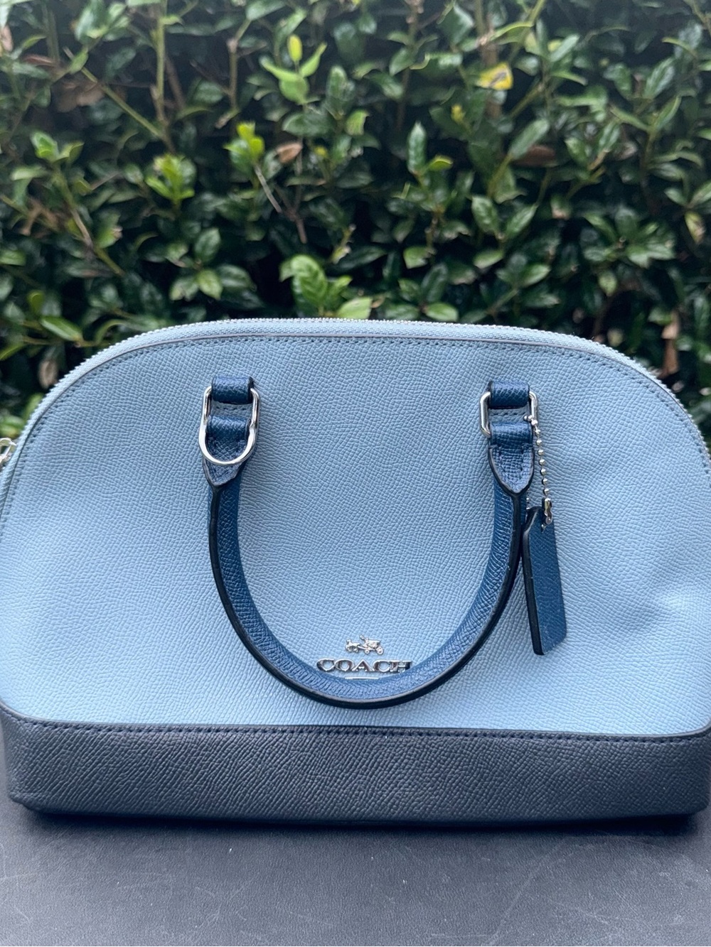 Coach Light Blue Dome Satchel